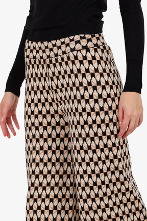 بنطلون مريح بنقشة ذاتية