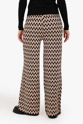 بنطلون مريح بنقشة ذاتية