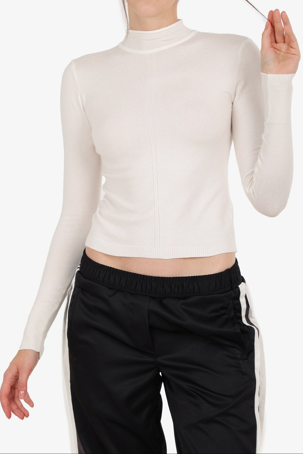 Slim Mock Neck Top