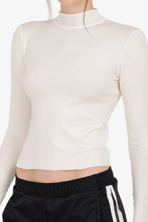 Slim Mock Neck Top
