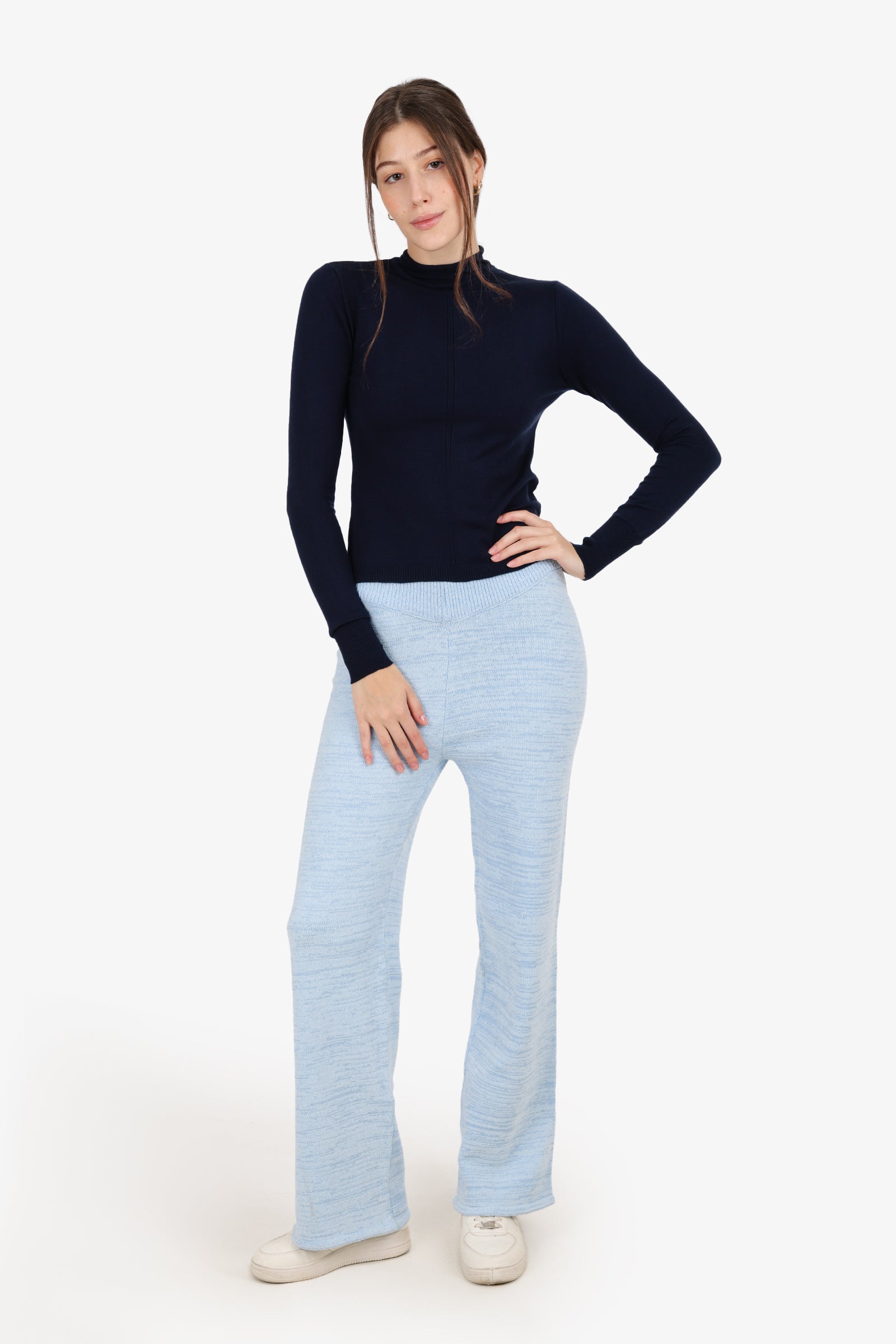 Slim Mock Neck Top