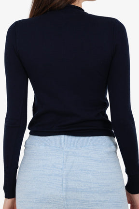 Slim Mock Neck Top
