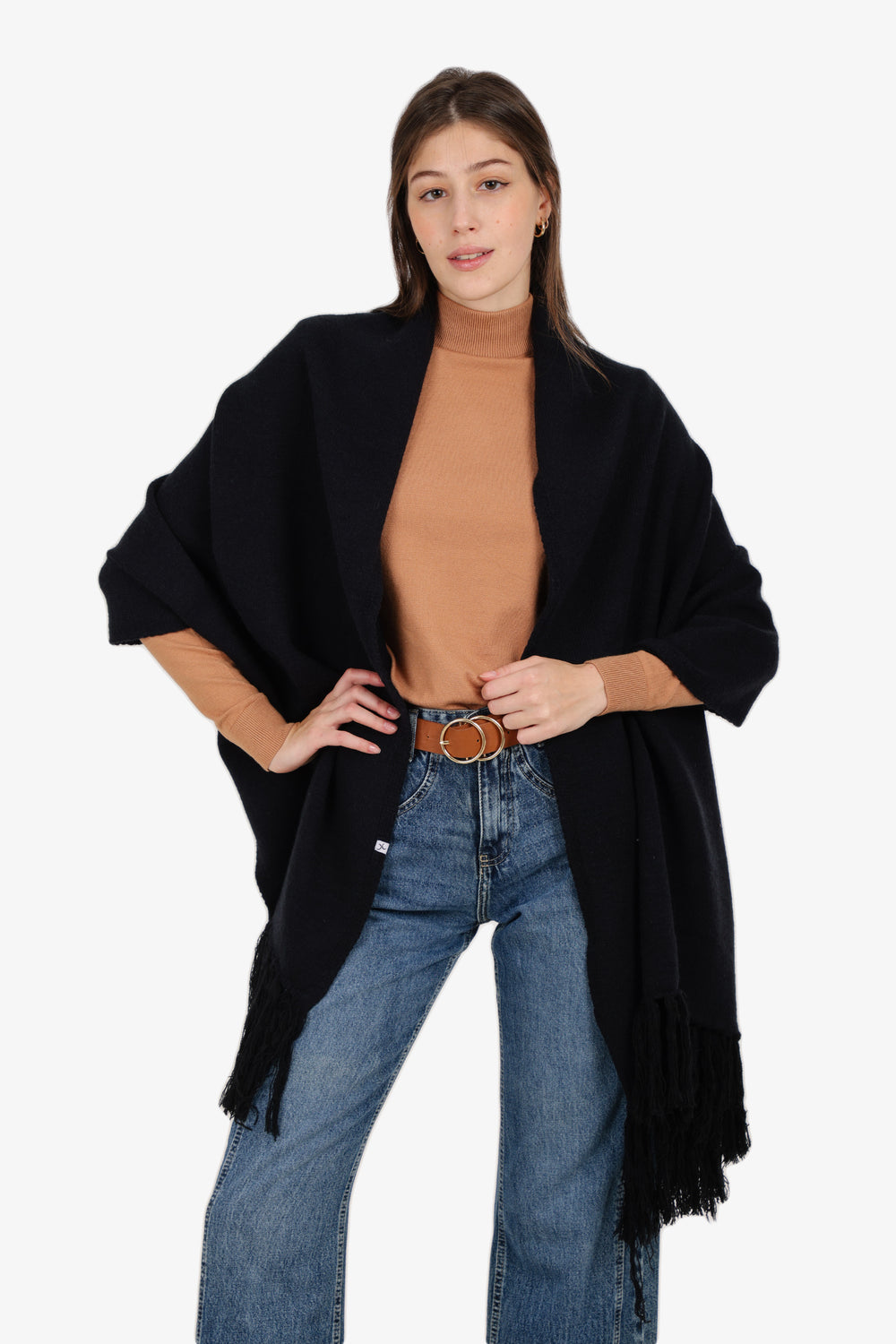 Fringed Rectangular Shawl