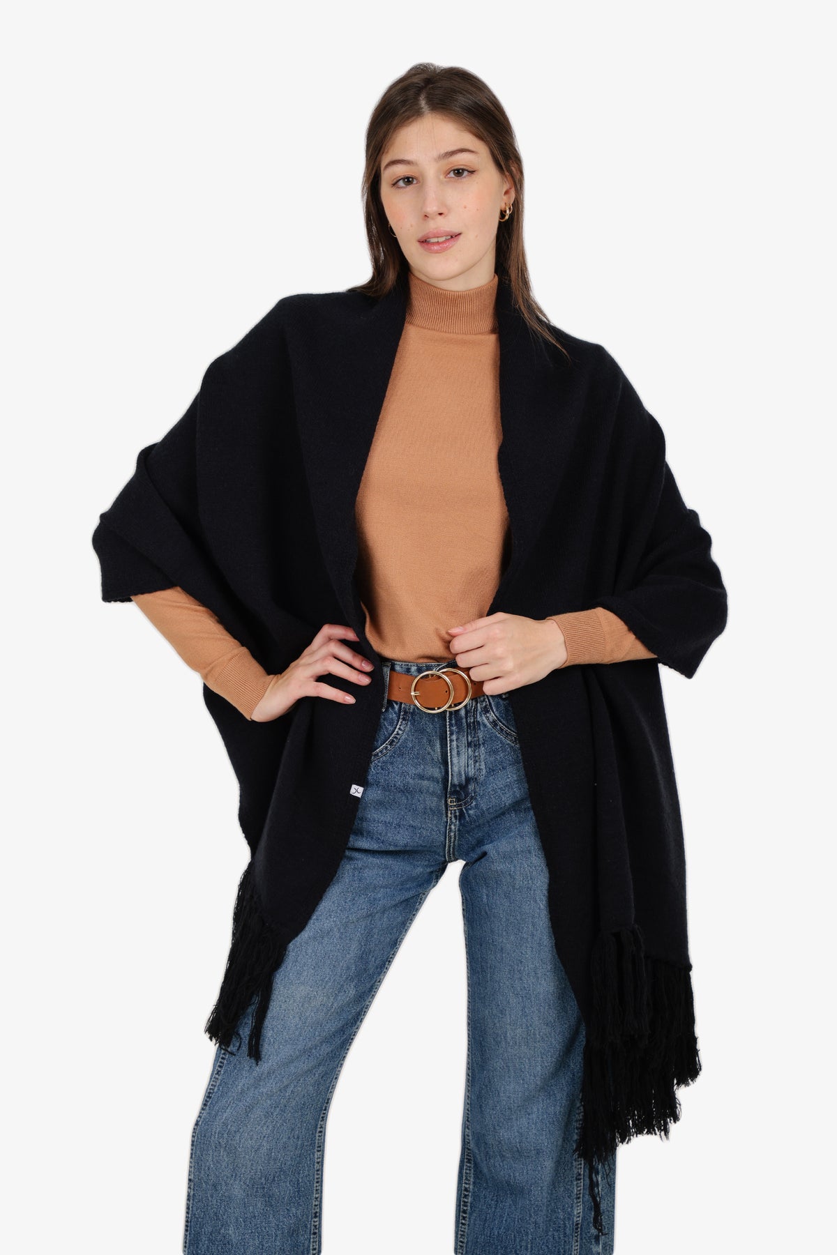 Fringed Rectangular Shawl