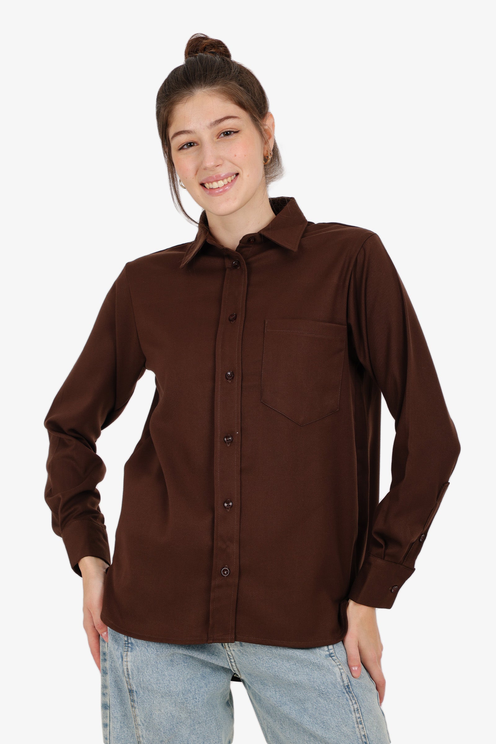 Relaxed High-Low Shirt