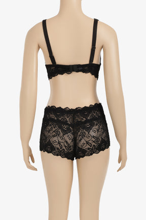Push Up Lace Strass Set