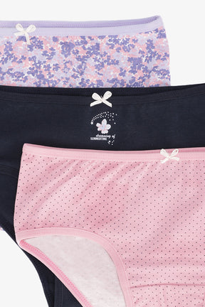 Pack of 3 Colored Brief Panties