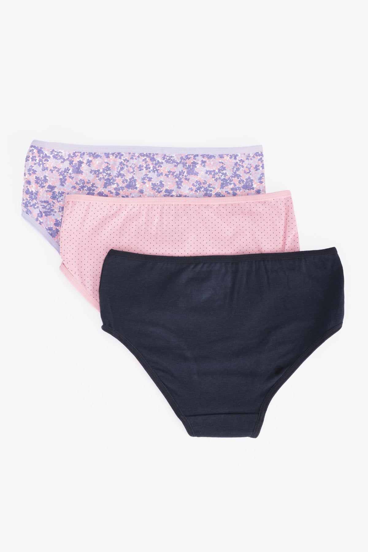 Pack of 3 Colored Brief Panties