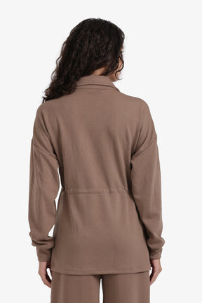 Half Zip-Up Lounge Sweatshirt