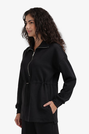 Half Zip-Up Lounge Sweatshirt