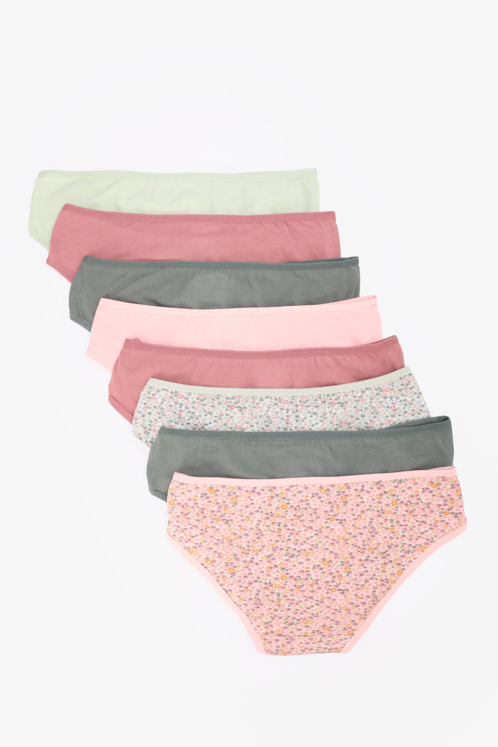 Pack of 10 Colored Bikini Panties
