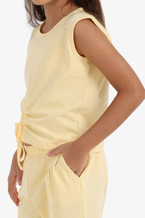 Girly Yellow Pyjama Set