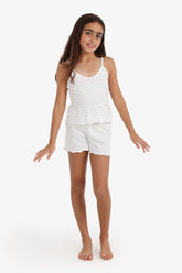 Girly Polka Dot Pyjama Set
