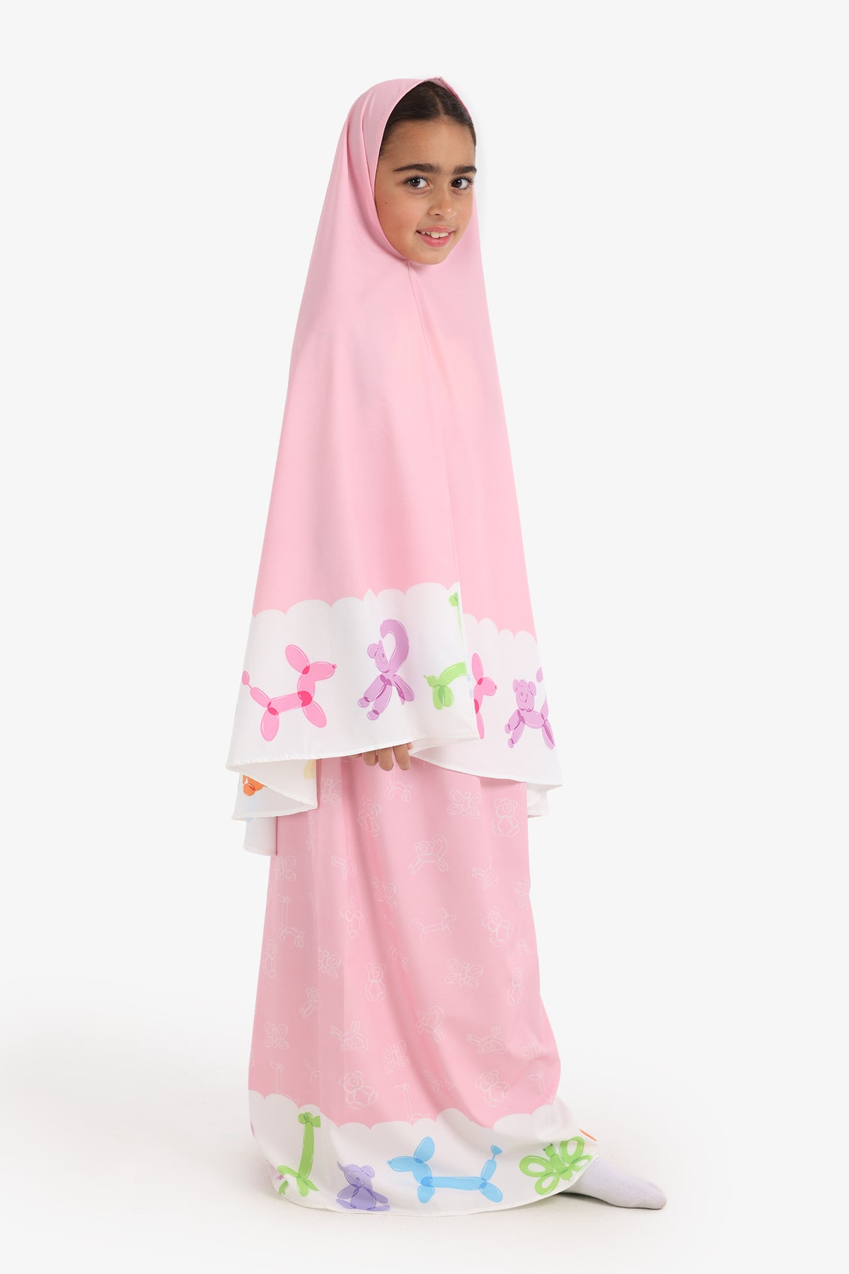 Girly Prayer Set with Print Trim