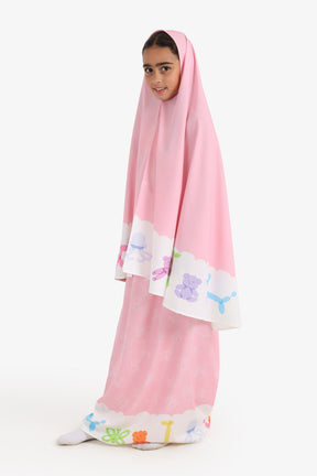 Girly Prayer Set with Print Trim