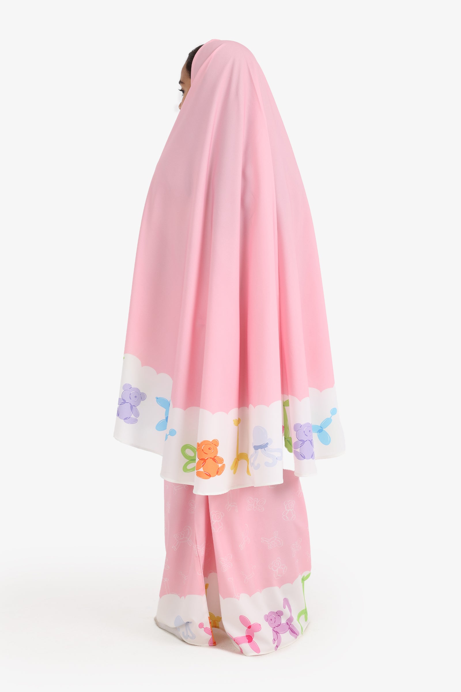 Girly Prayer Set with Print Trim