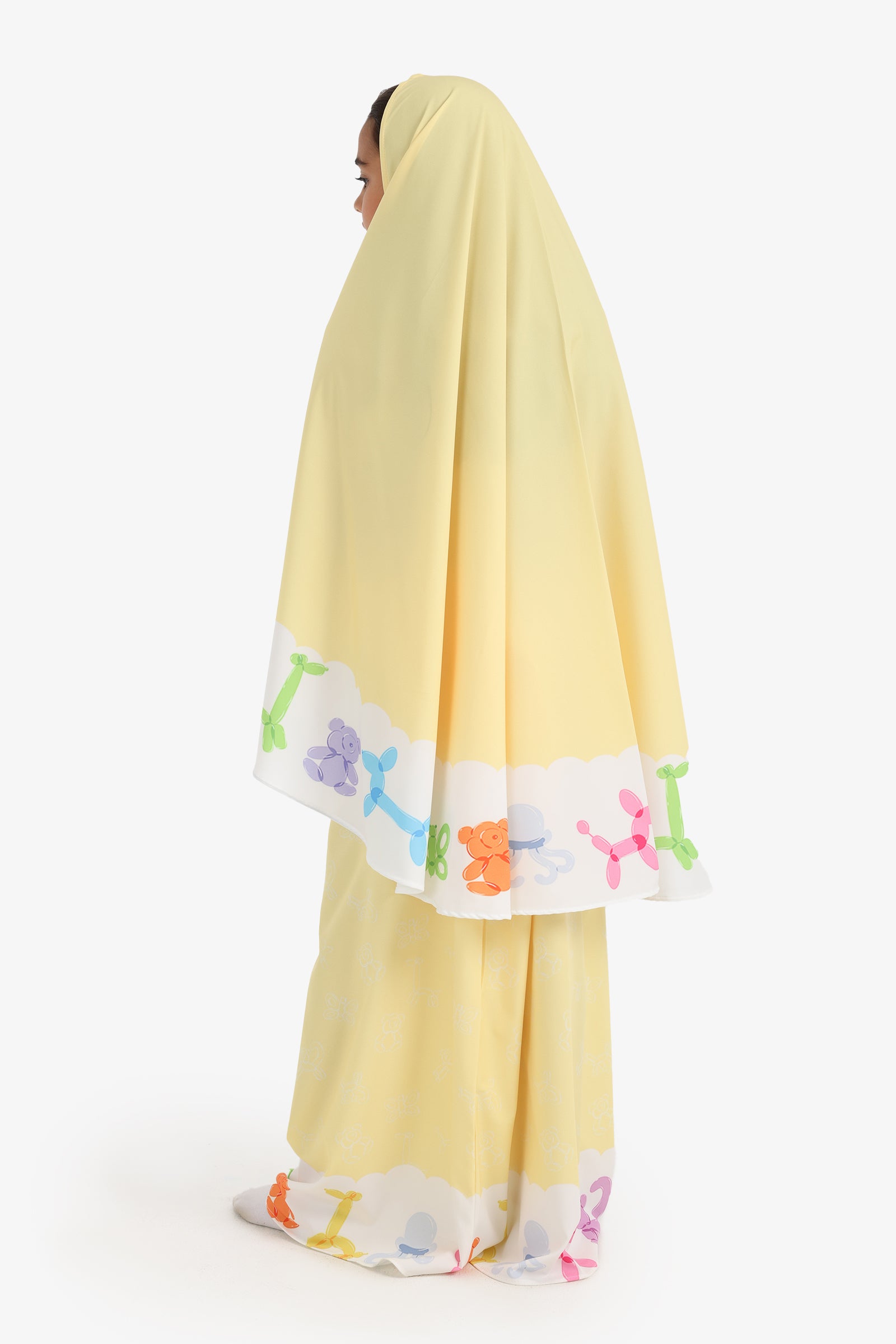 Girly Prayer Set with Print Trim