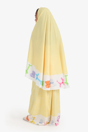 Girly Prayer Set with Print Trim