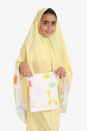 Girly Prayer Set with Print Trim