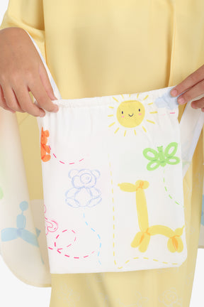 Girly Prayer Set with Print Trim