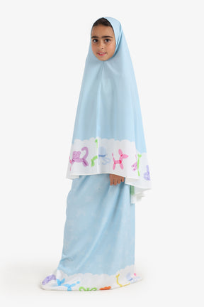 Girly Prayer Set with Print Trim