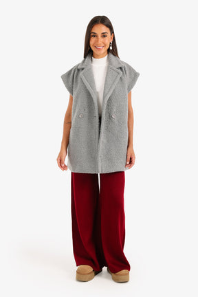 Relaxed Double-Breasted Vest