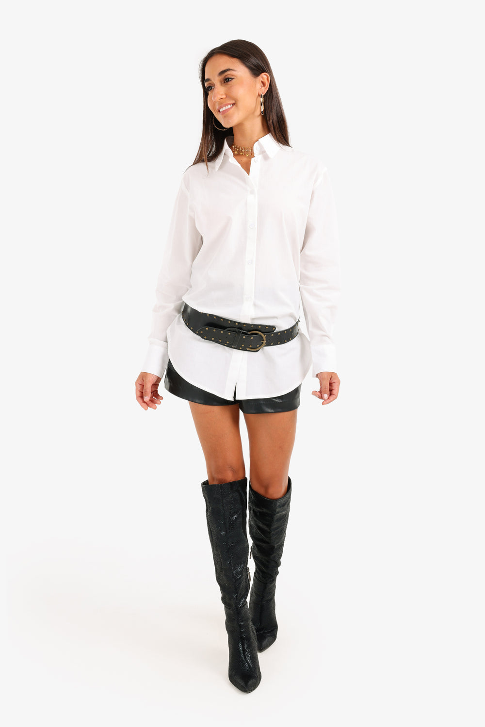 High-Low Relaxed Shirt