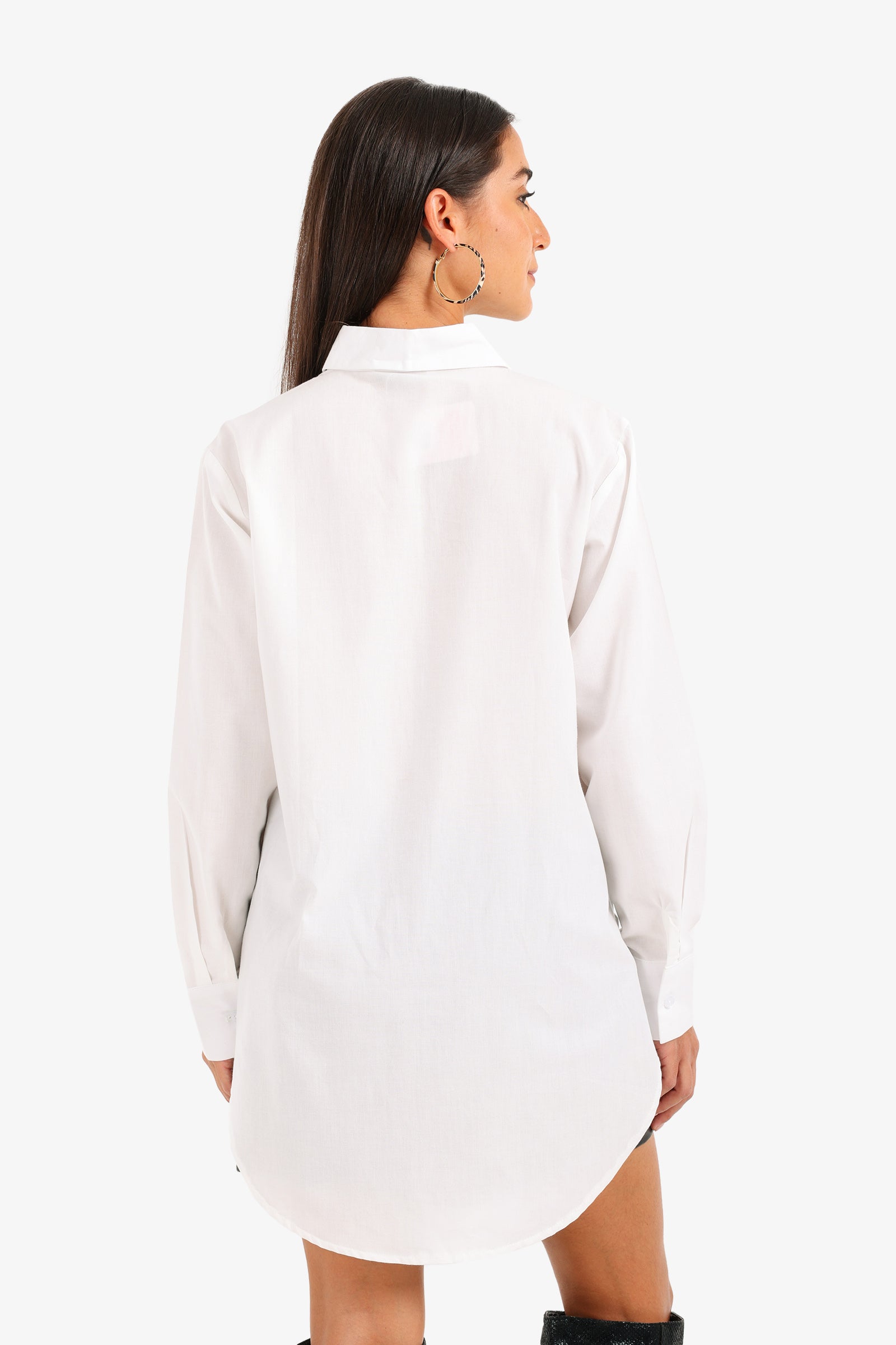 High-Low Relaxed Shirt