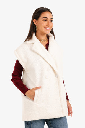 Relaxed Double-Breasted Vest