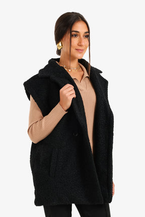 Relaxed Double-Breasted Vest