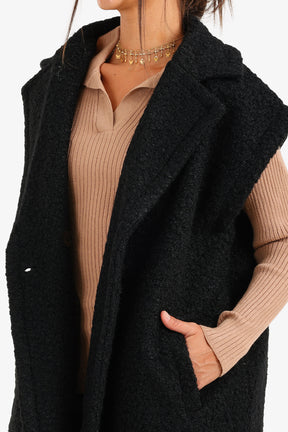 Relaxed Double-Breasted Vest