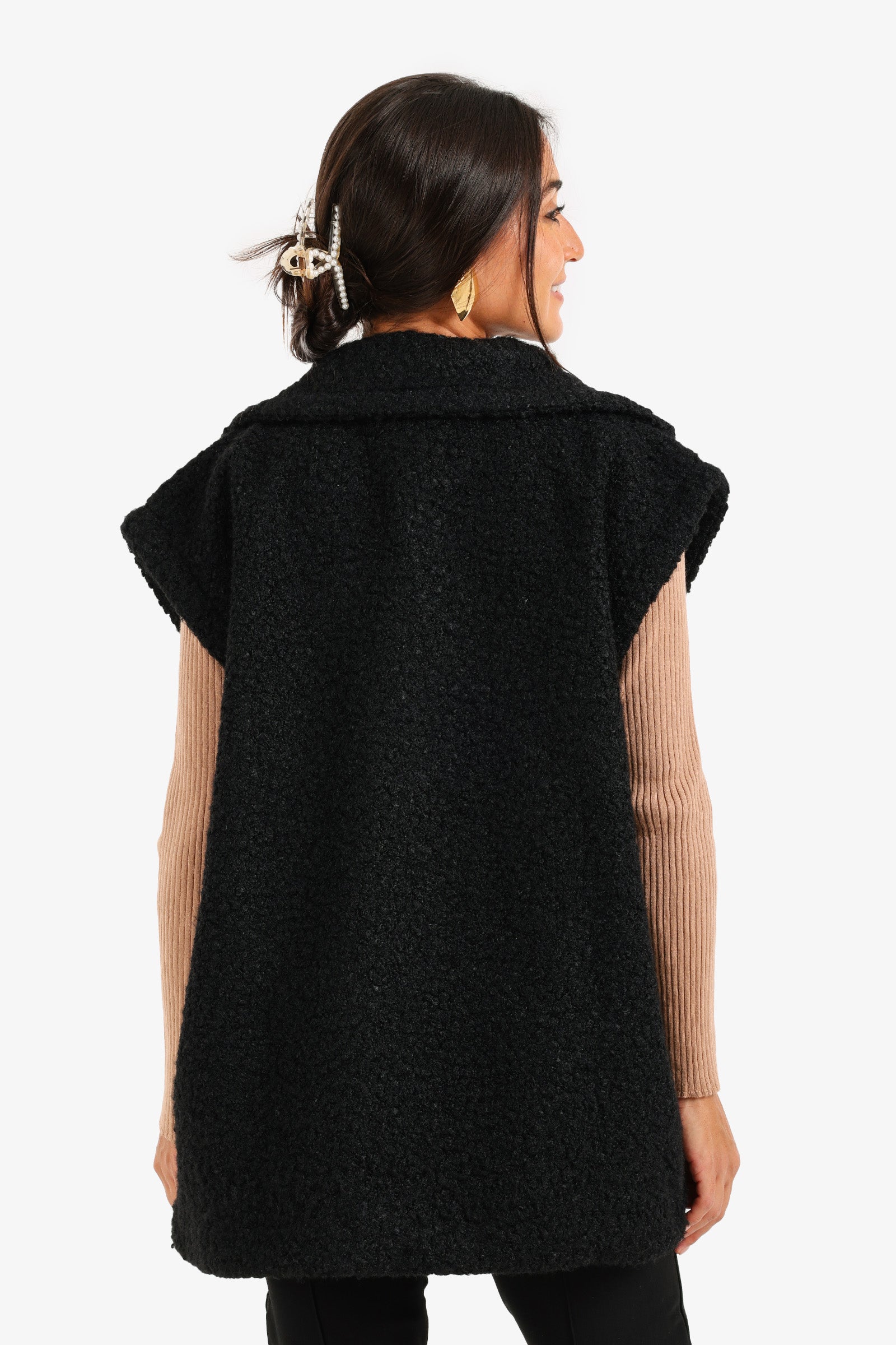 Relaxed Double-Breasted Vest