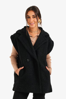 Relaxed Double-Breasted Vest