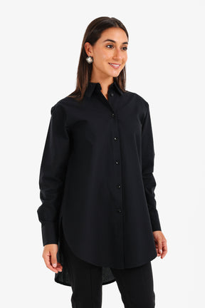 High-Low Relaxed Shirt