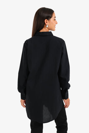 High-Low Relaxed Shirt