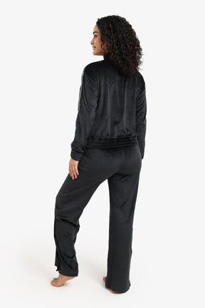 Velvet Straight-Cut Pyjama Set