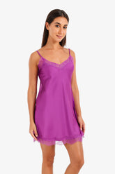 Lace Detailed Satin Nightgown