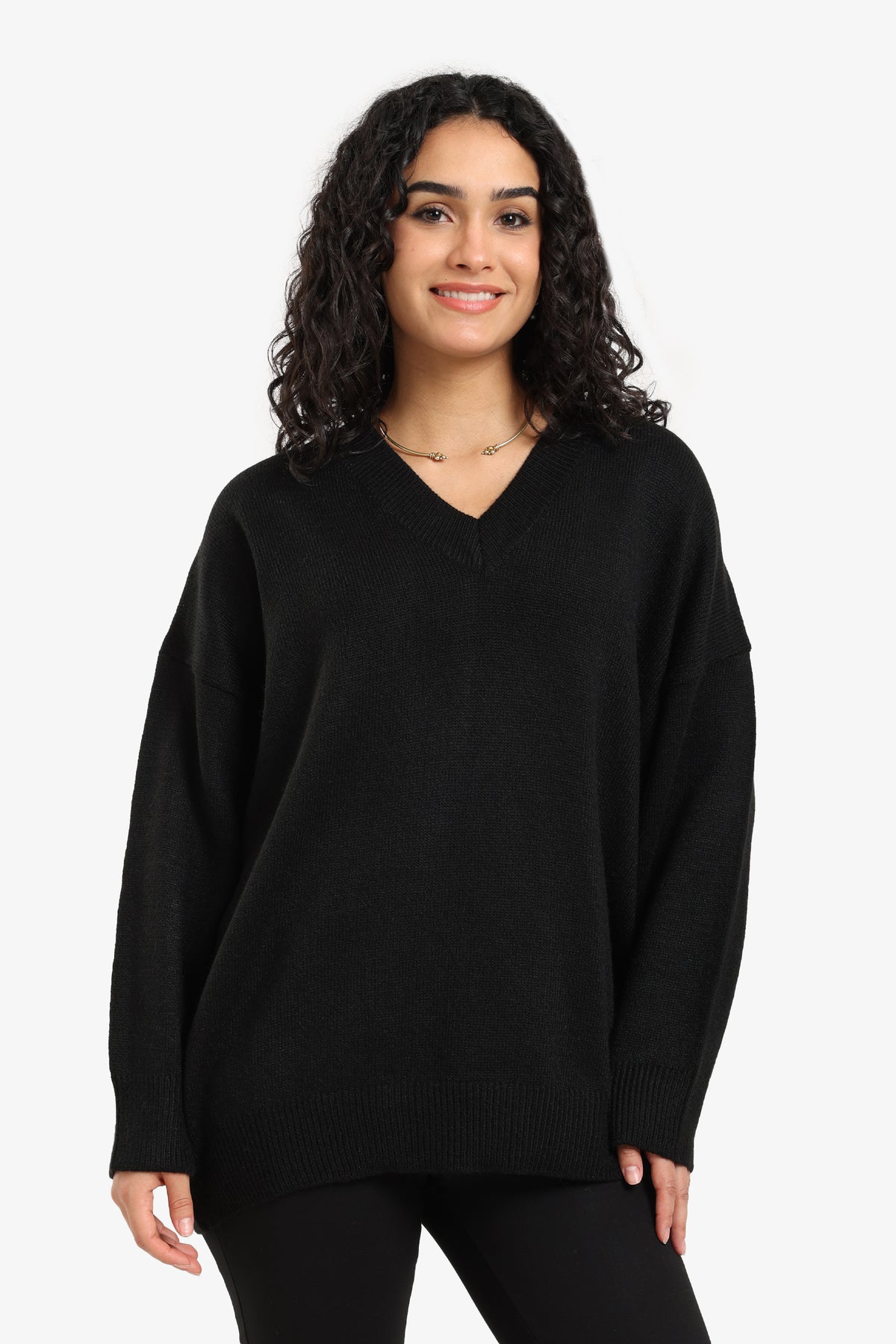 Trico Ribbed Trim Pullover