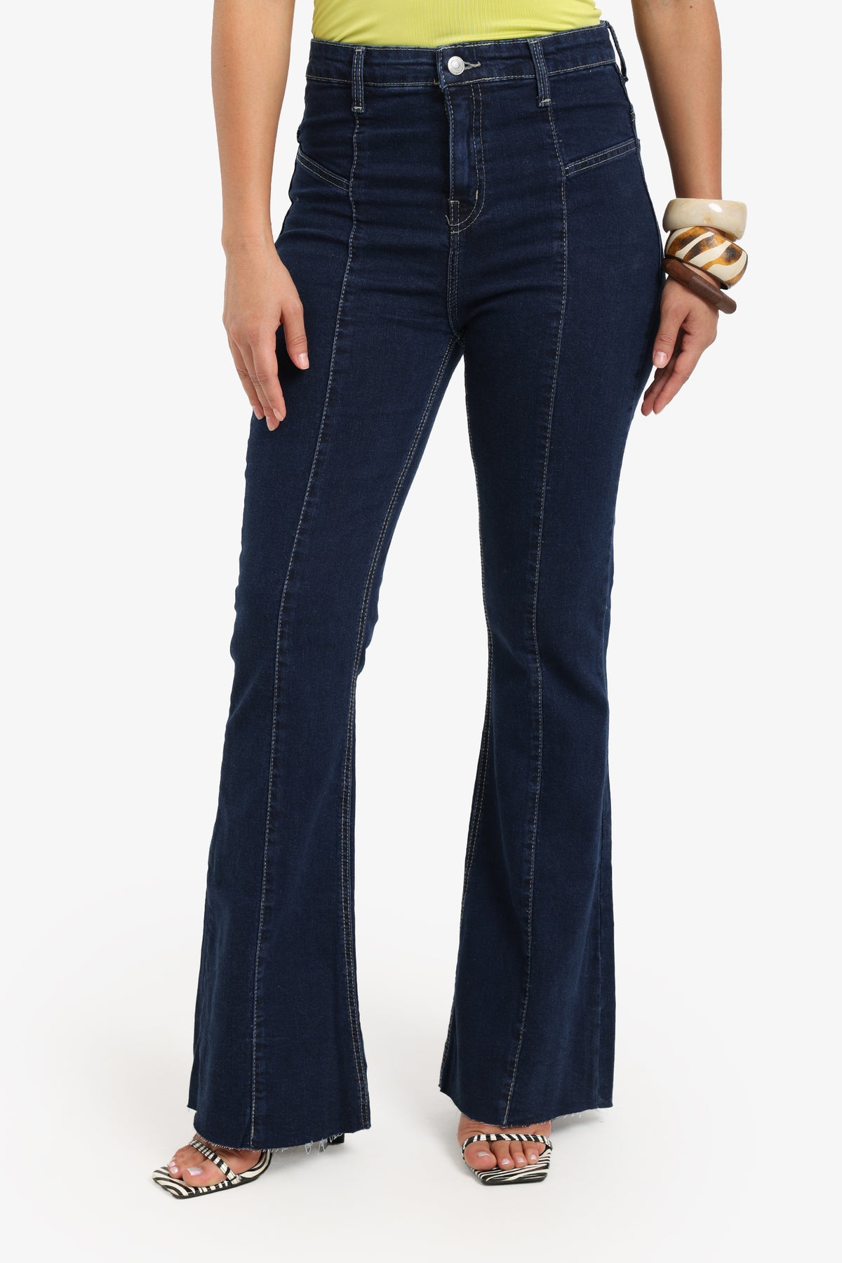 High Rise Flare Jeans