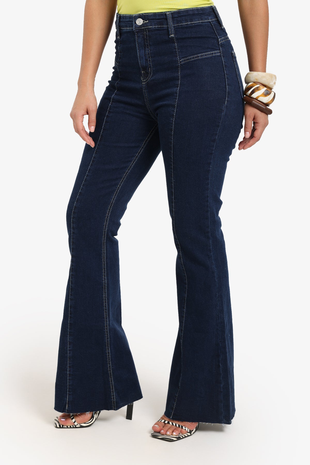 High Rise Flare Jeans
