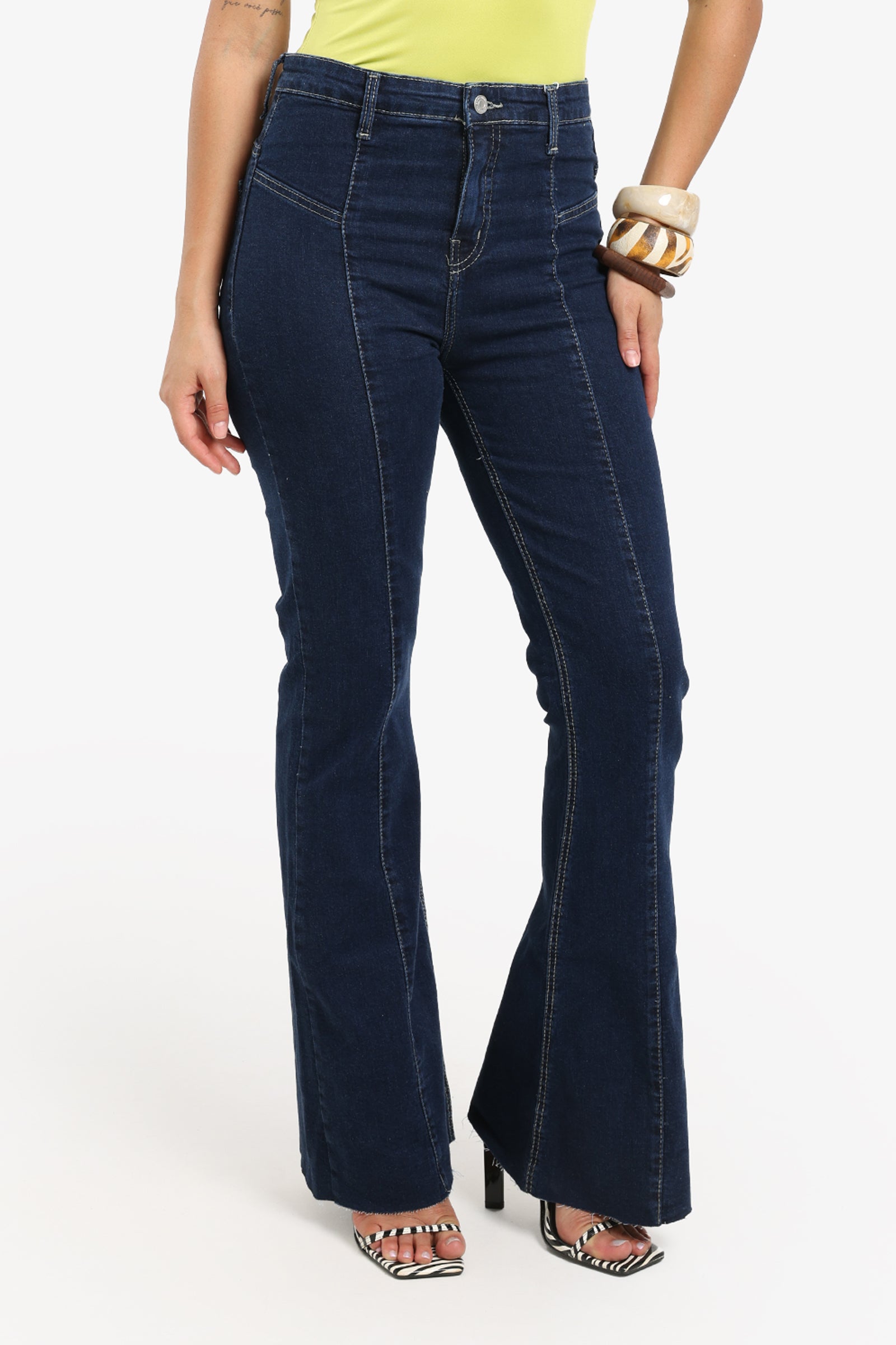 High Rise Flare Jeans