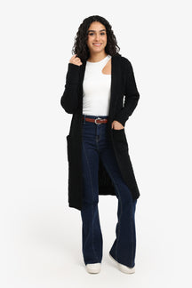 Hooded Midi Cardigan