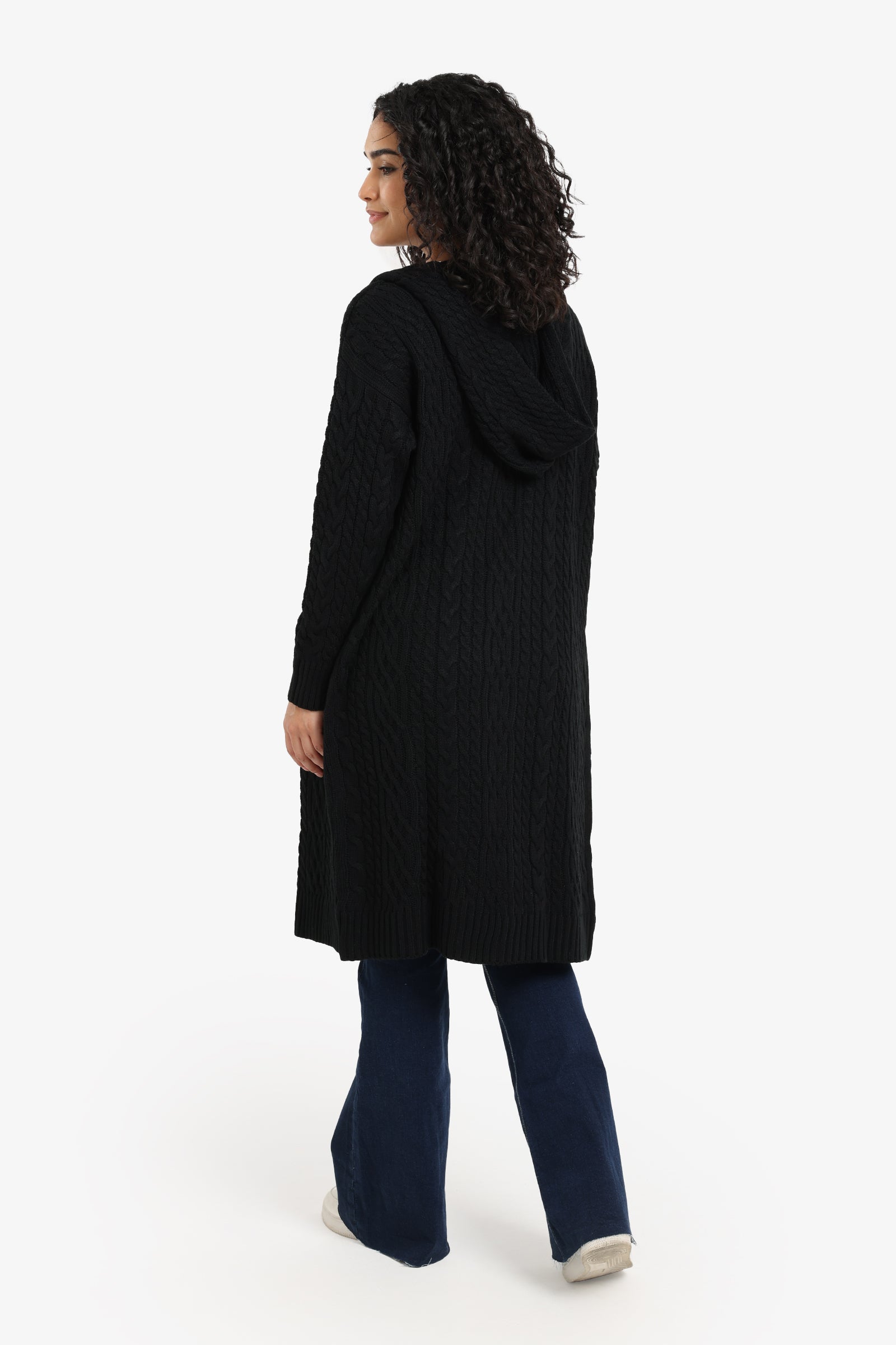 Hooded Midi Cardigan