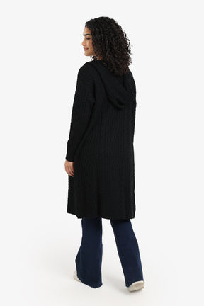 Hooded Midi Cardigan