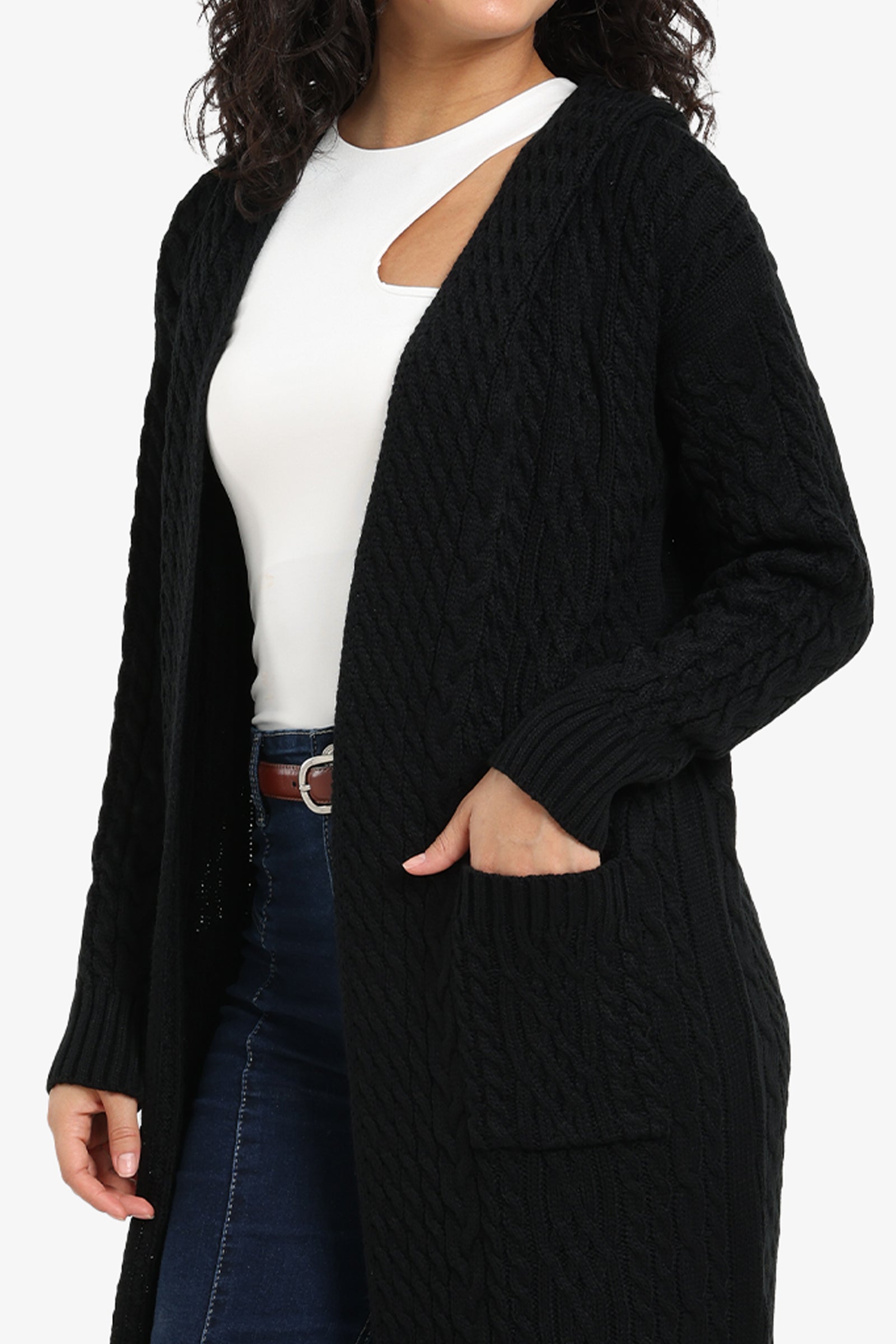 Hooded Midi Cardigan