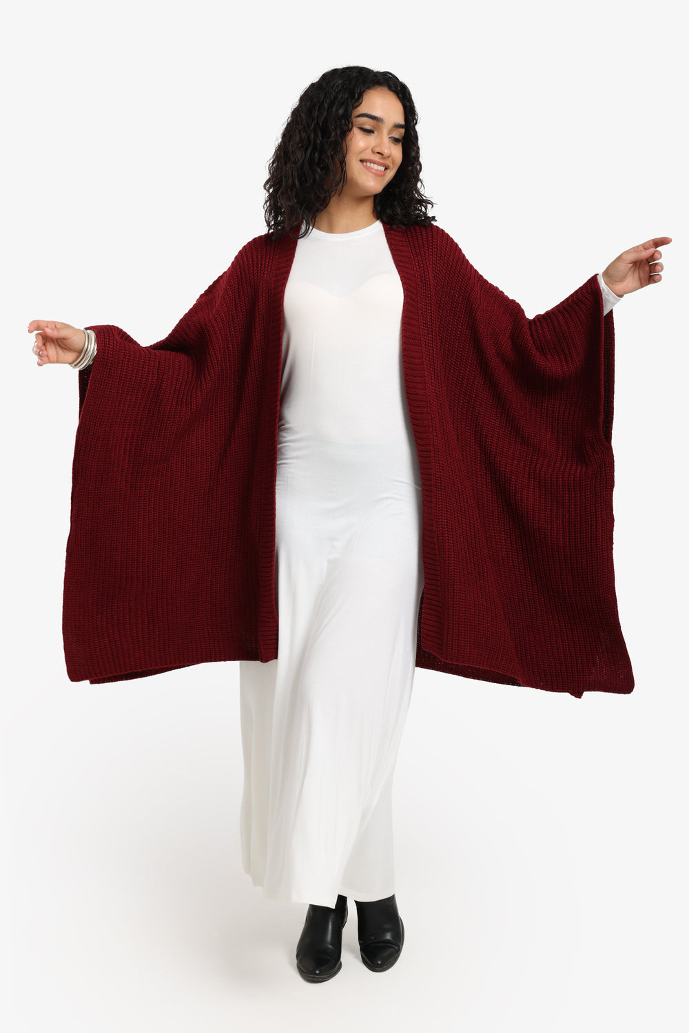 Knitted Loose Fit Poncho