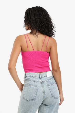 Double Spaghetti Straps Top