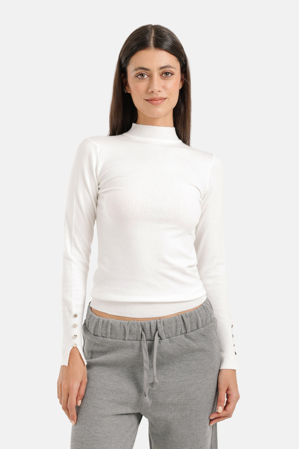 Mock Neck Pullover
