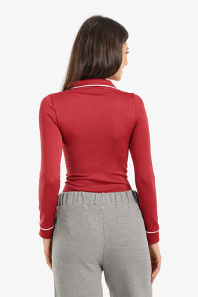 V-Collared Neck Top