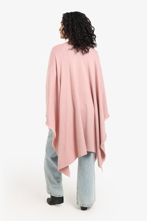 Fringe Trim Poncho